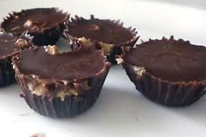 Home-Made Chocolate in small cupcake holders