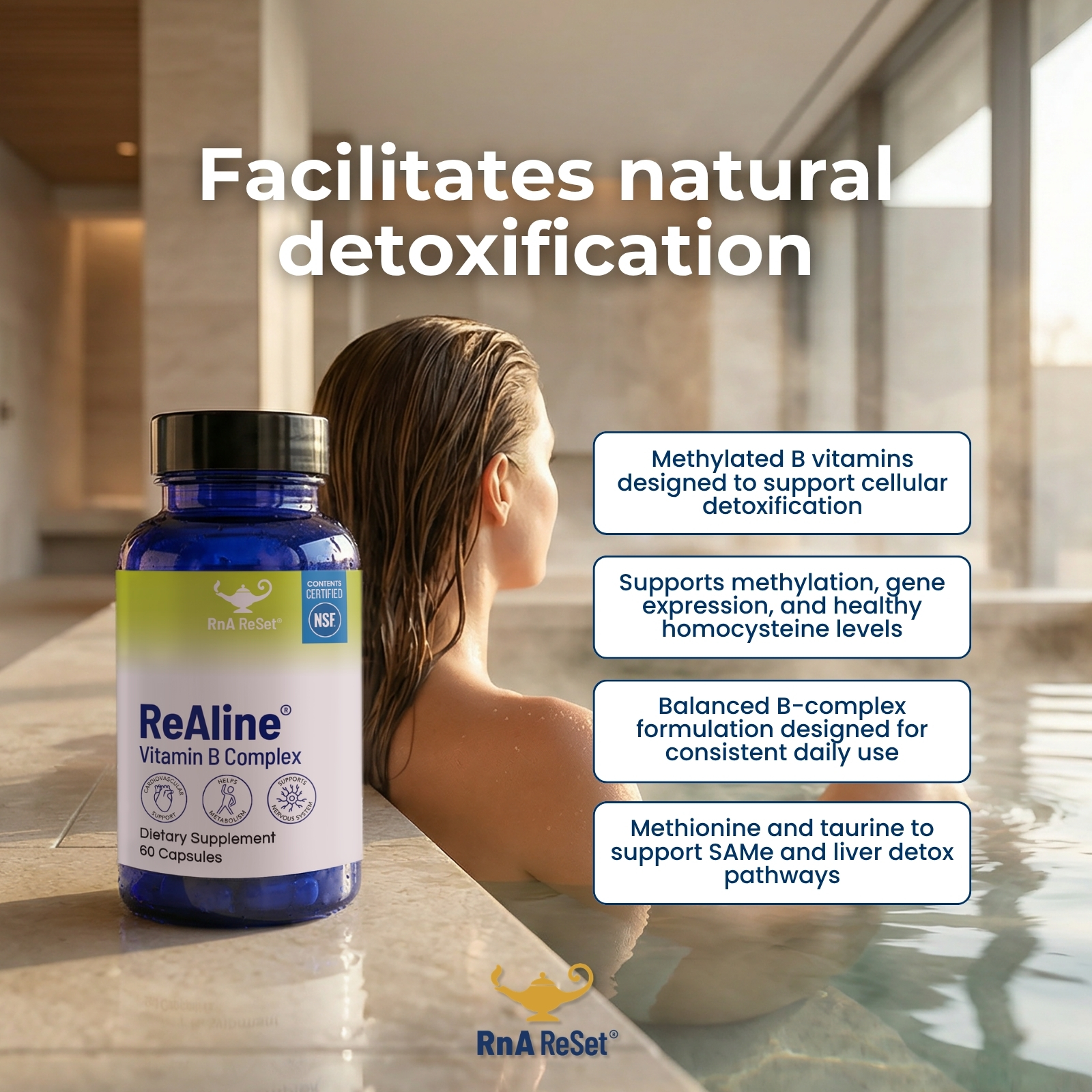 Dr Carolyn Dean's ReAline™ Methylated Vitamin B Complex - Image 7