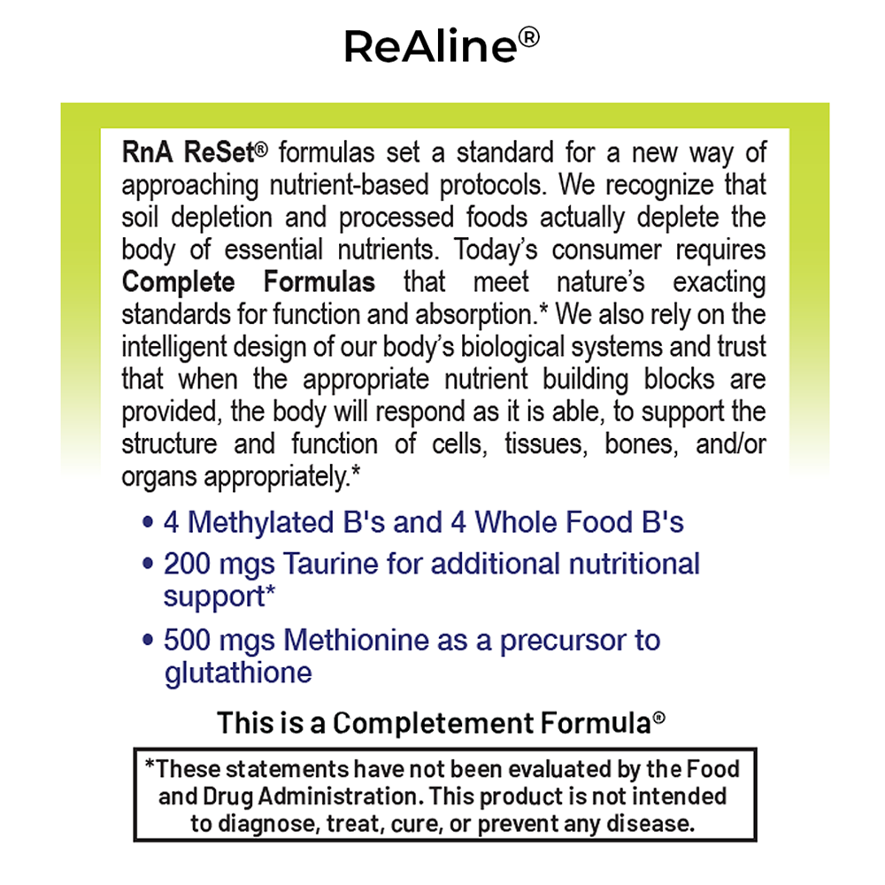 Dr Carolyn Dean's ReAline™ Methylated Vitamin B Complex - Image 2