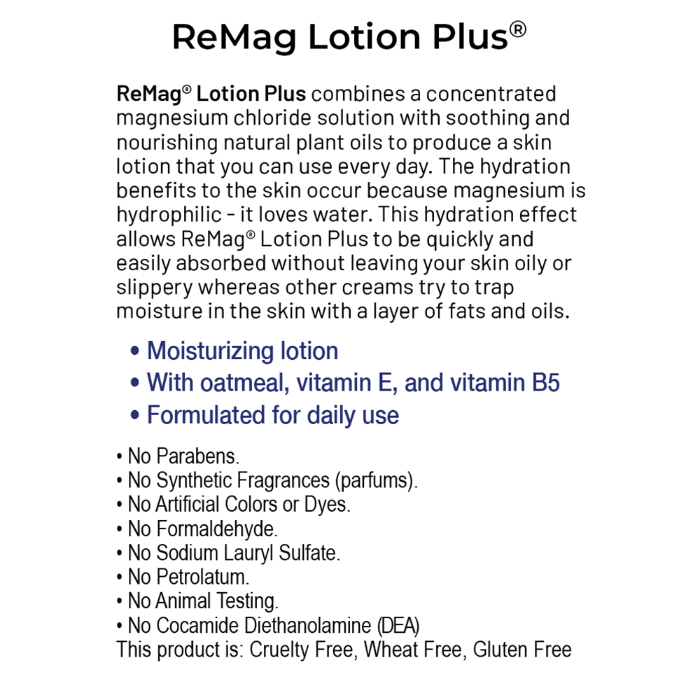 Dr Carolyn Dean's ReMag™ Lotion Plus (221 ml) - Image 3
