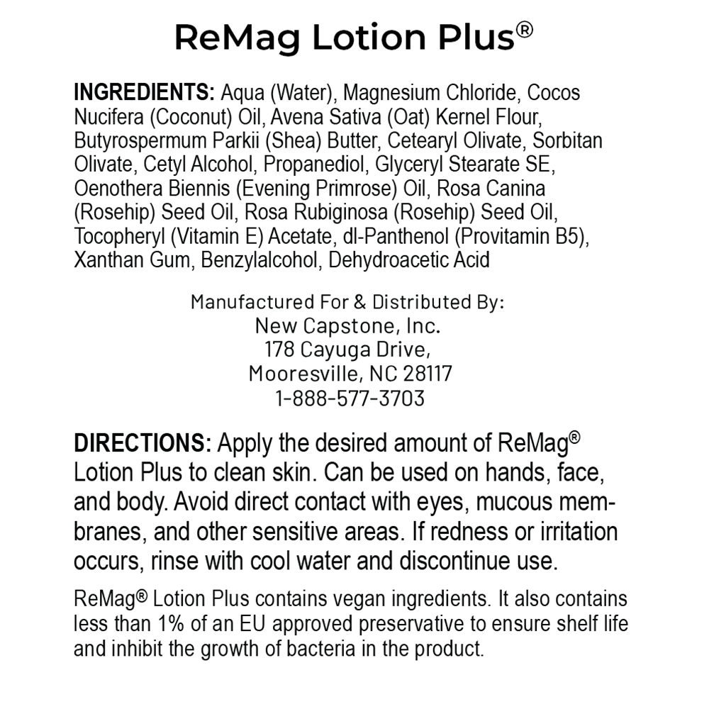 Dr Carolyn Dean's ReMag™ Lotion Plus (221 ml) - Image 2