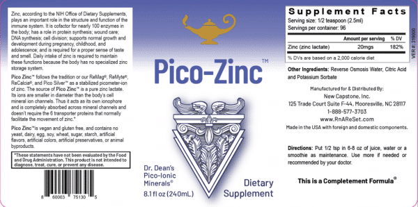 Pico-Zinc label