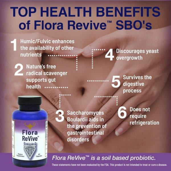 Love - A woman's hands forming a heart symbol on belly - Flora ReVive top health benefits