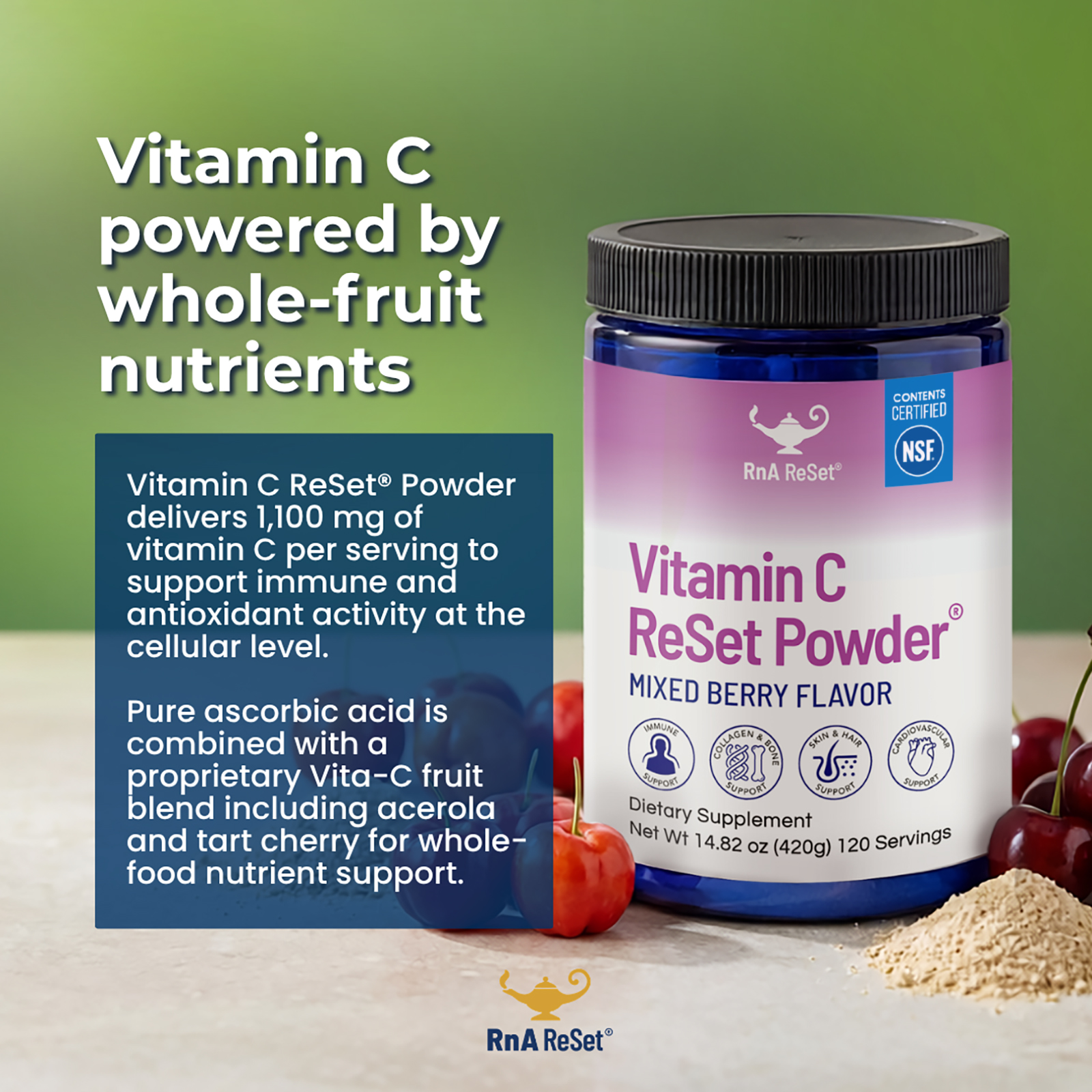 Dr Carolyn Dean's Vitamin C Re Set™ Drink Powder (420 g) - Image 4