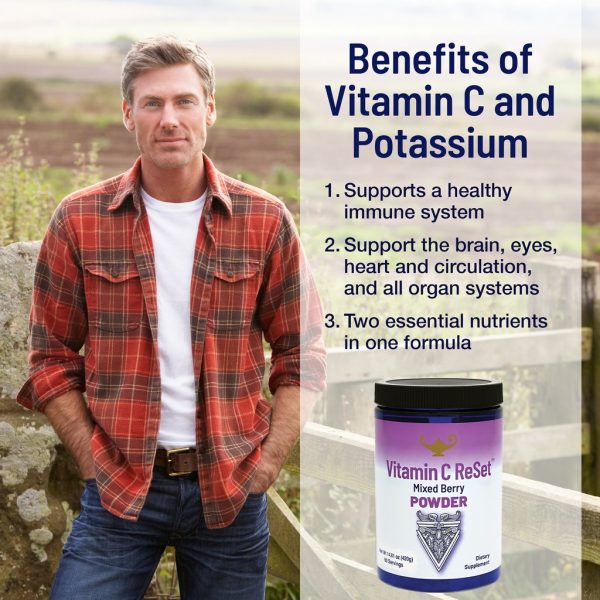Benefits of Vitamin C and Potassium - Vitamin C ReSet mixed berry powder