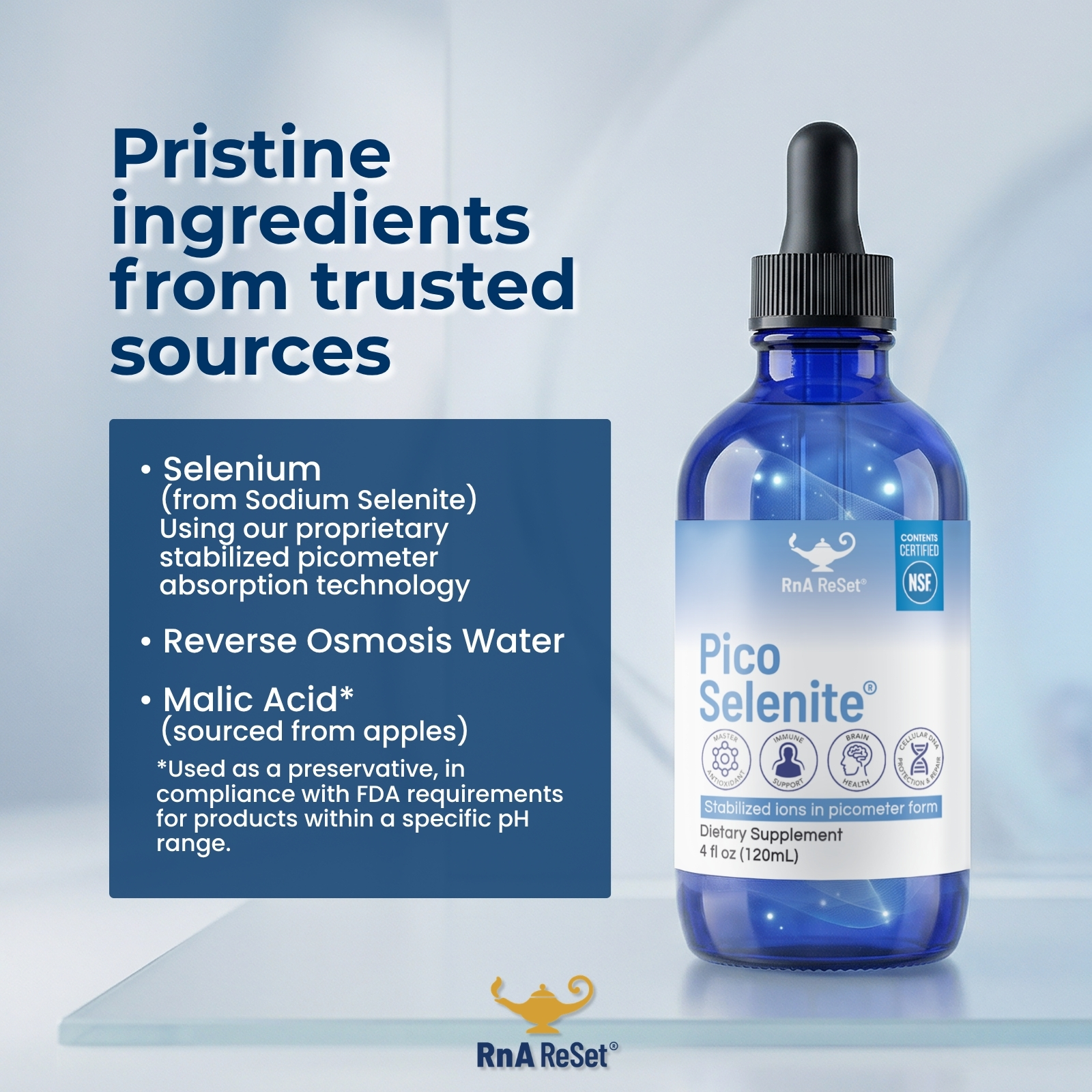Pico Selenite® | Essential Selenium Trace Mineral | RnA ReSet - Image 3