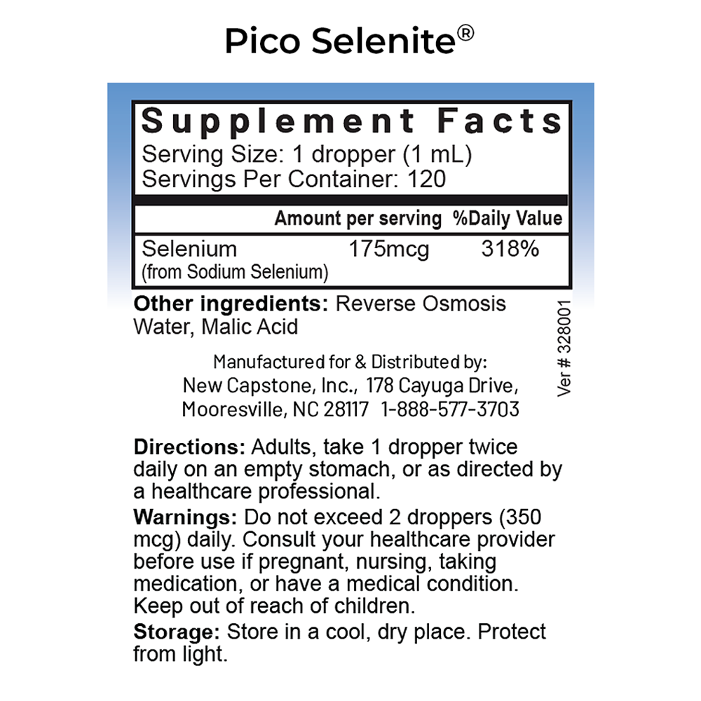 Pico Selenite® | Essential Selenium Trace Mineral | RnA ReSet - Image 2